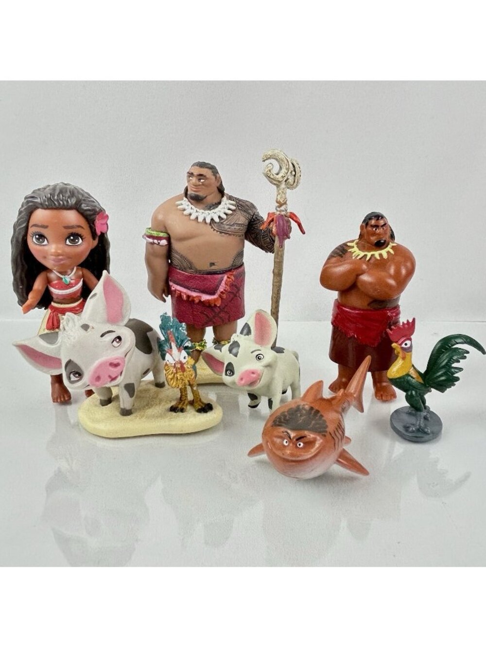 Disney Moana Figures Lot of 7